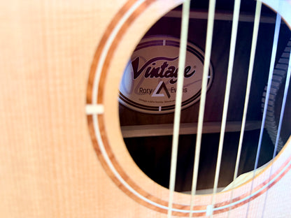 ⚡️NEW⚡️ Vintage Virtuoso Rory Evans Electro Acoustic Guitar VGA900RE~ Natural!