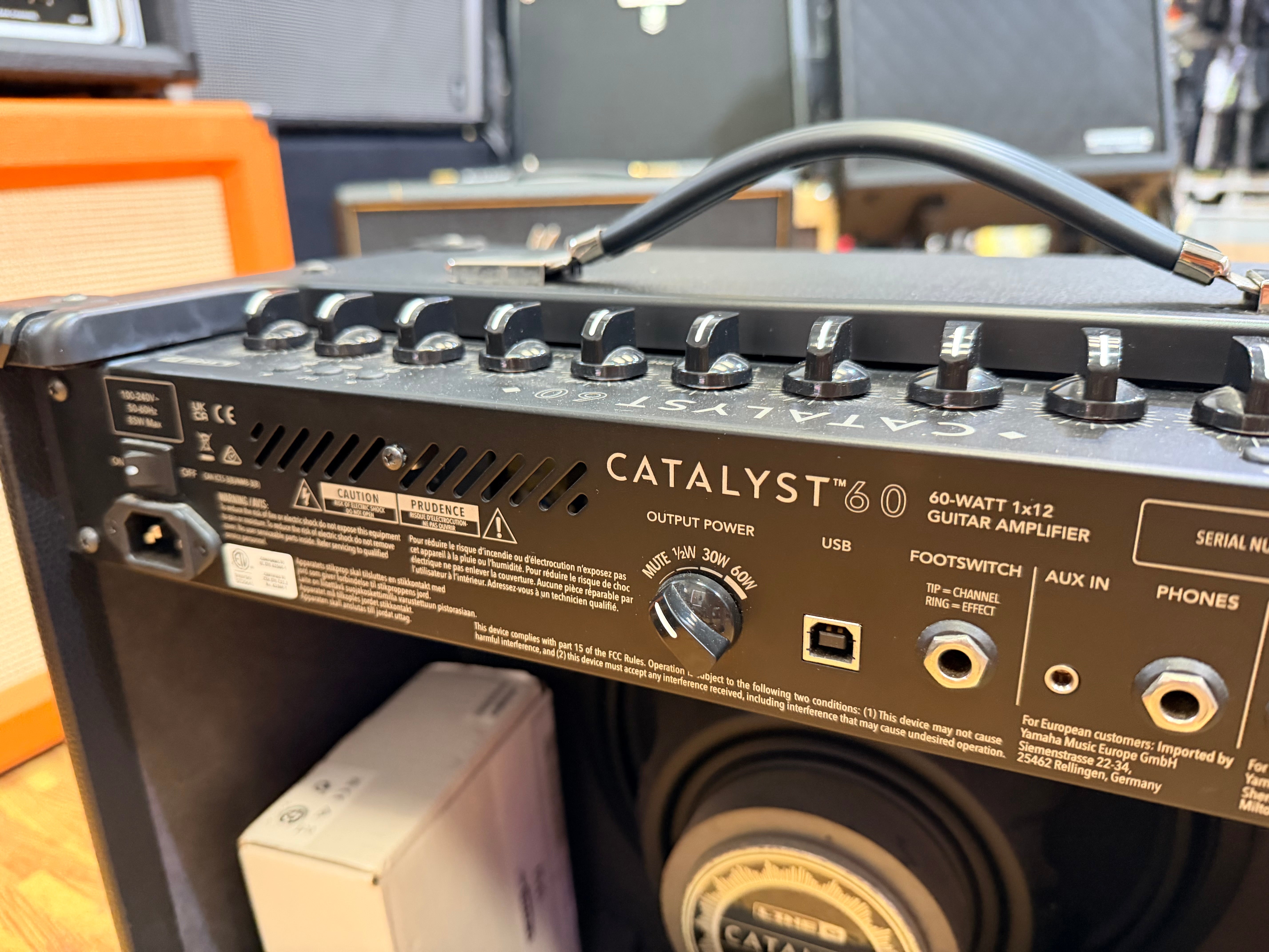 🎸MINT Line 6 Catalyst 60 60W 1x12 Guitar Amplifier Combo Amp + LFS2 Footswitch 🎸