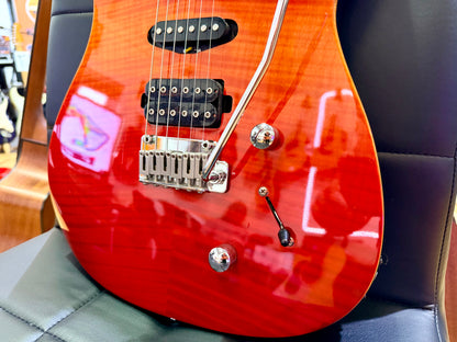 ☀️2020☀️ Chapman Guitars ML1 Hybrid~ Cali Sunset Red HSS~ Roasted Maple Neck!