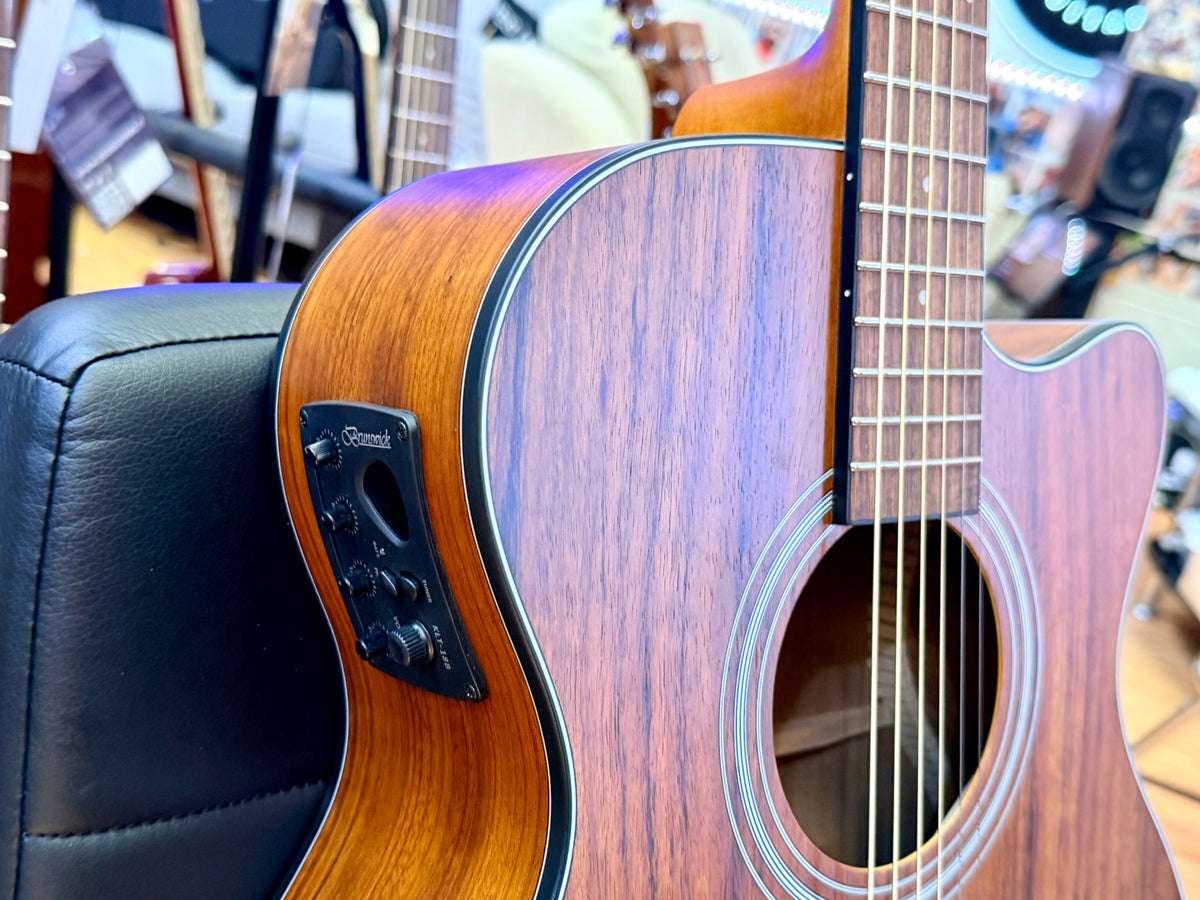 ✨NEW✨ Brunswick BTK30WNO Walnut Grand Auditorium Cutaway Electro Acoustic Guitar
