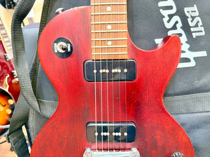 🔥2014🔥 Gibson Les Paul Melody Maker 120th Anniversary~ Worn Cherry~ P90s + Bag