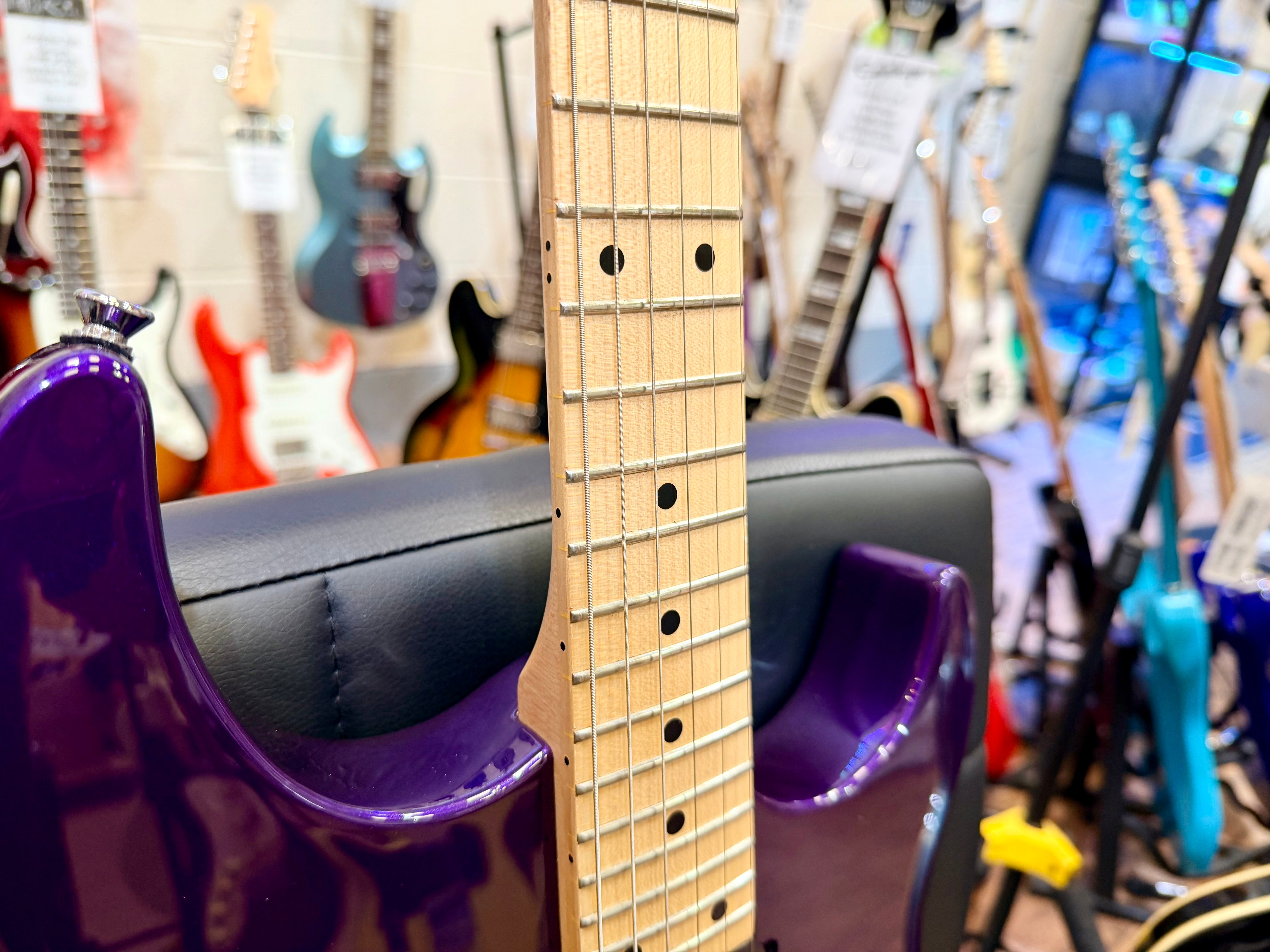 💜 EX-DEMO 💜 Vintage V6M24 ReIssued Series Electric Guitar ~ Pasadena Purple!