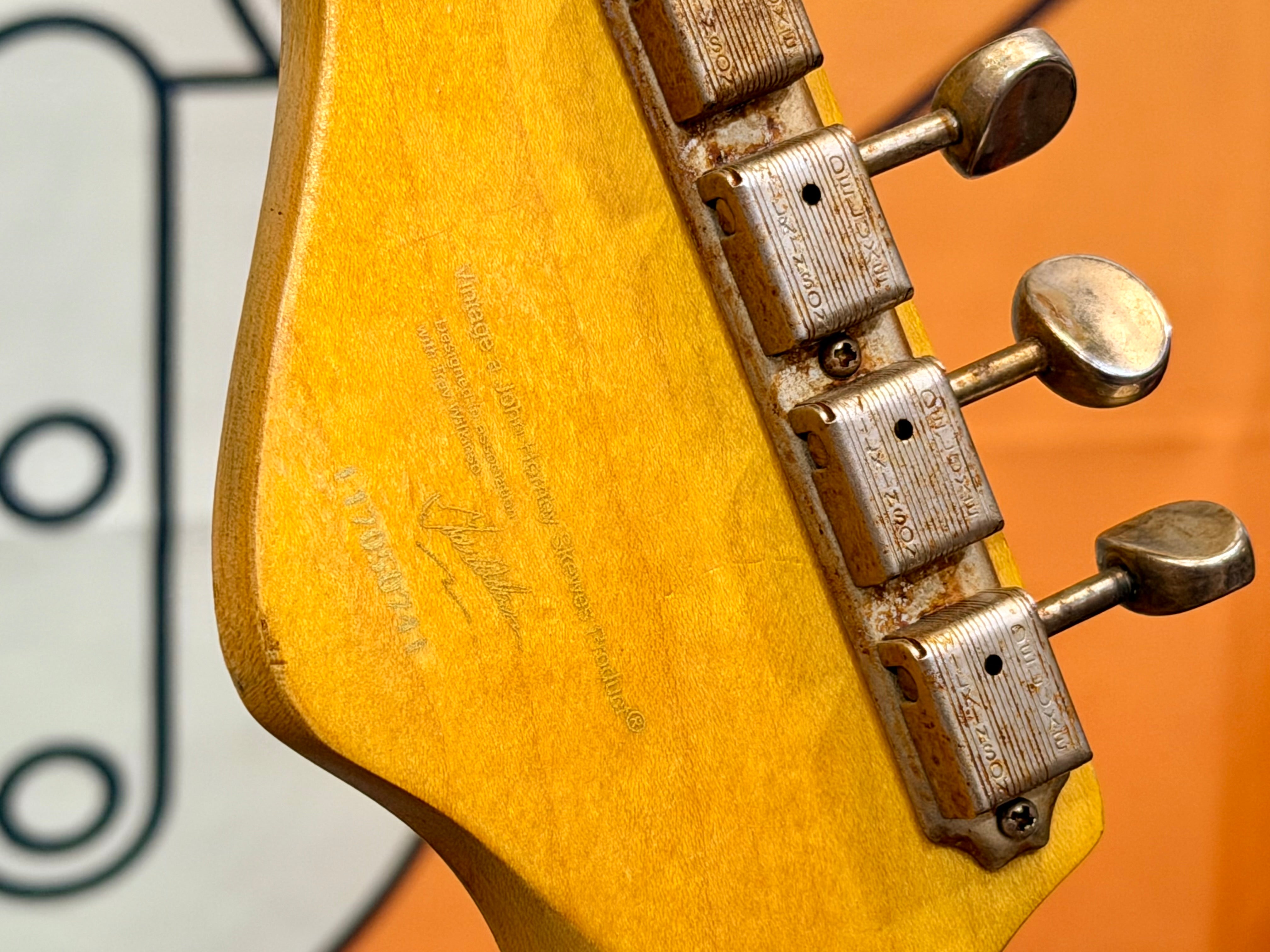 🔥 Vintage V62 ICON Distressed Ash Blonde Telecaster Style Wilkinson Pickups 🔥