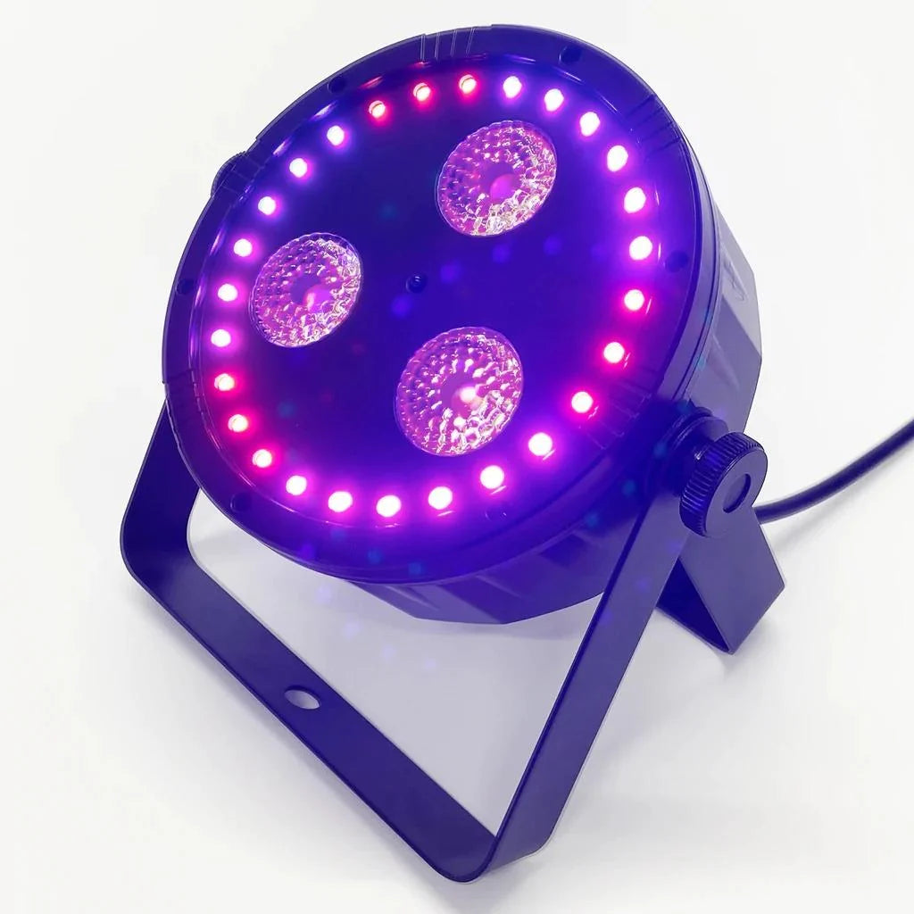 ✨NEW✨ KAM PAR 59 LED Light 3 X Hex RGBWAUV DMX Par Can Party DJ Disco Bar