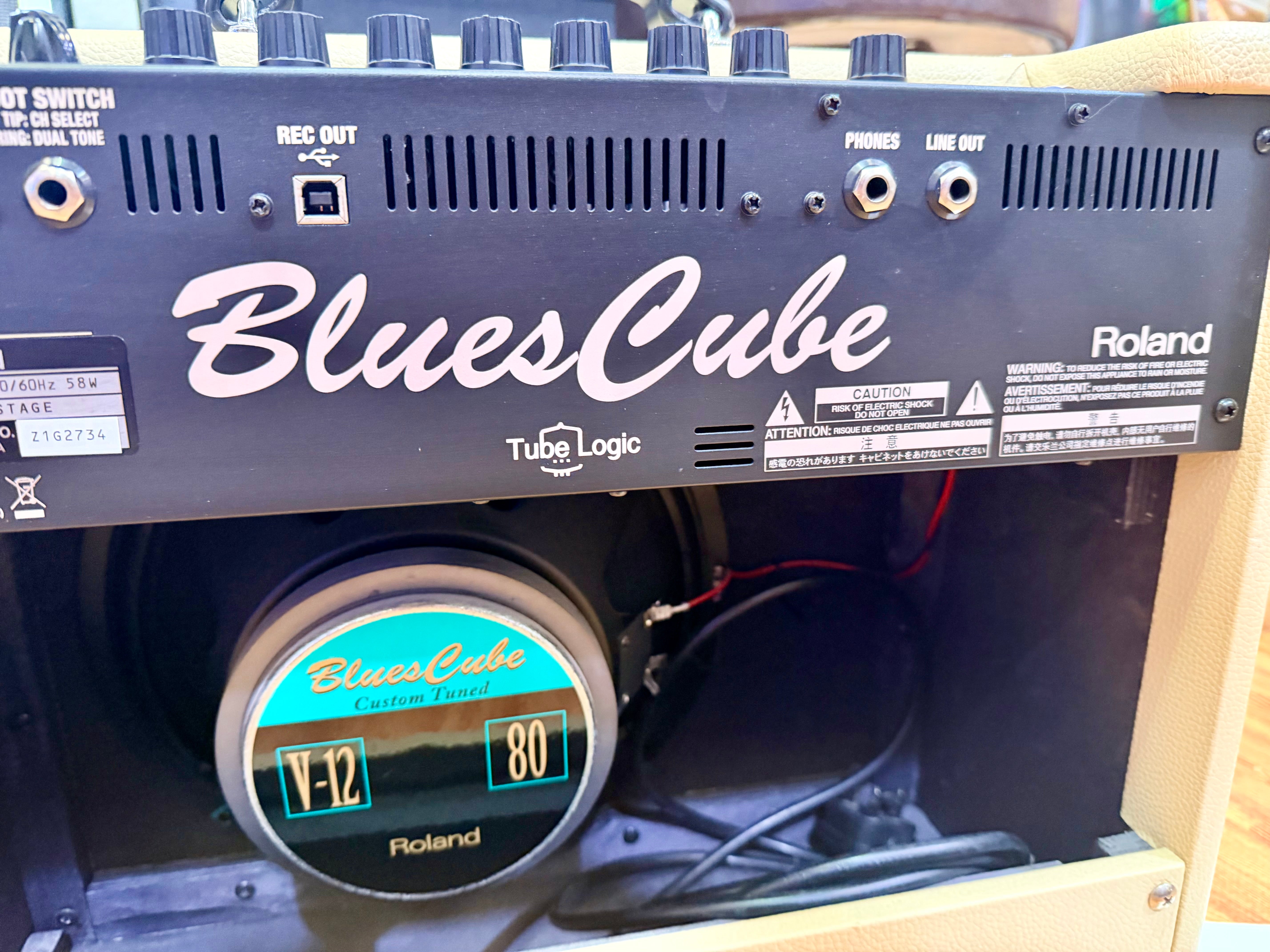 Roland Blues Cube Stage 60 Guitar Amplifier~ Tube Logic Valve 60w Combo Amp 🎸