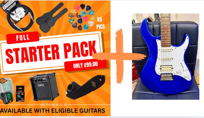 🎸PERFECT STARTER🎸 Yamaha Pacifica 012 Electric Guitar~ Gloss Blue~ HSS!