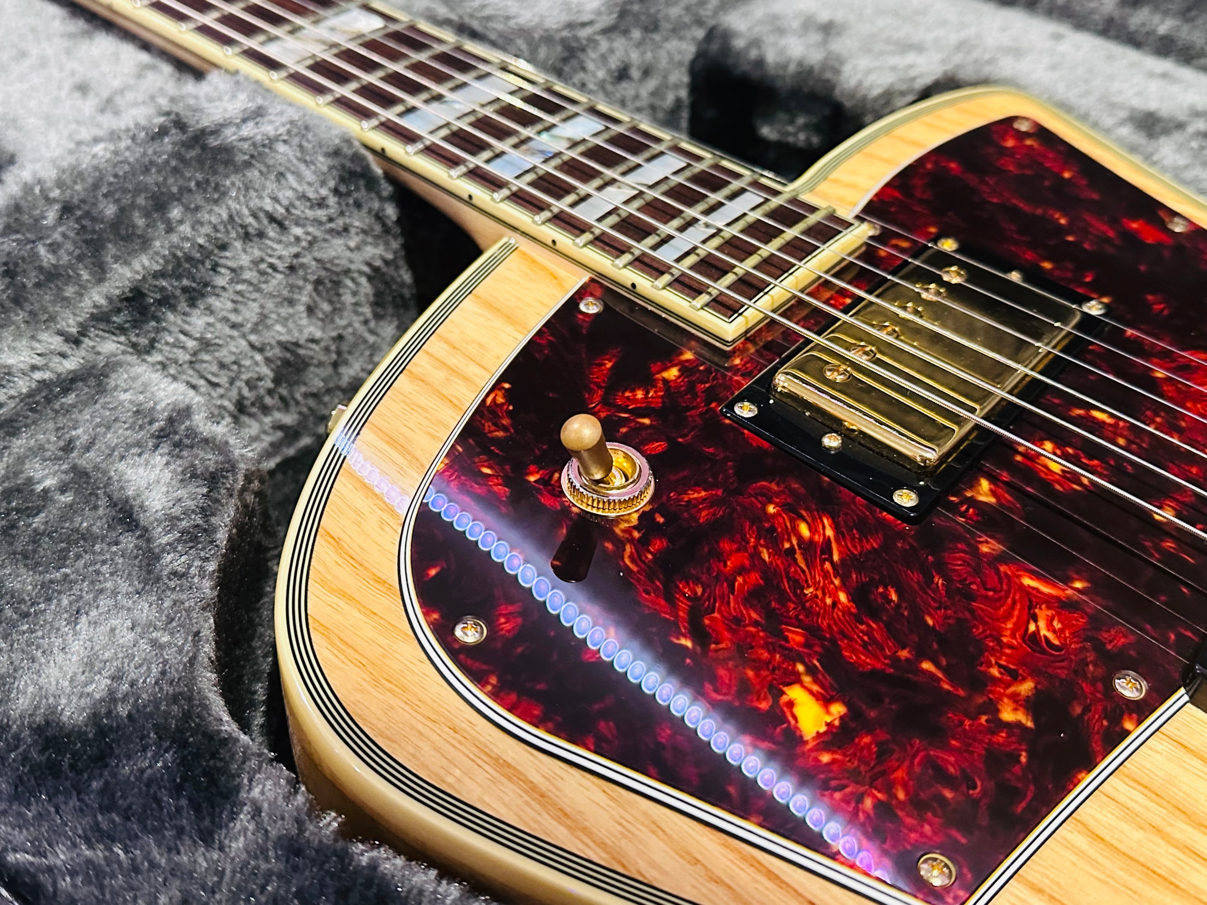 🌟MINT🌟 D'Angelico Ludlow Deluxe~ Swamp Ash Natural~2018~ Hard Case~MUST SEE 🌟