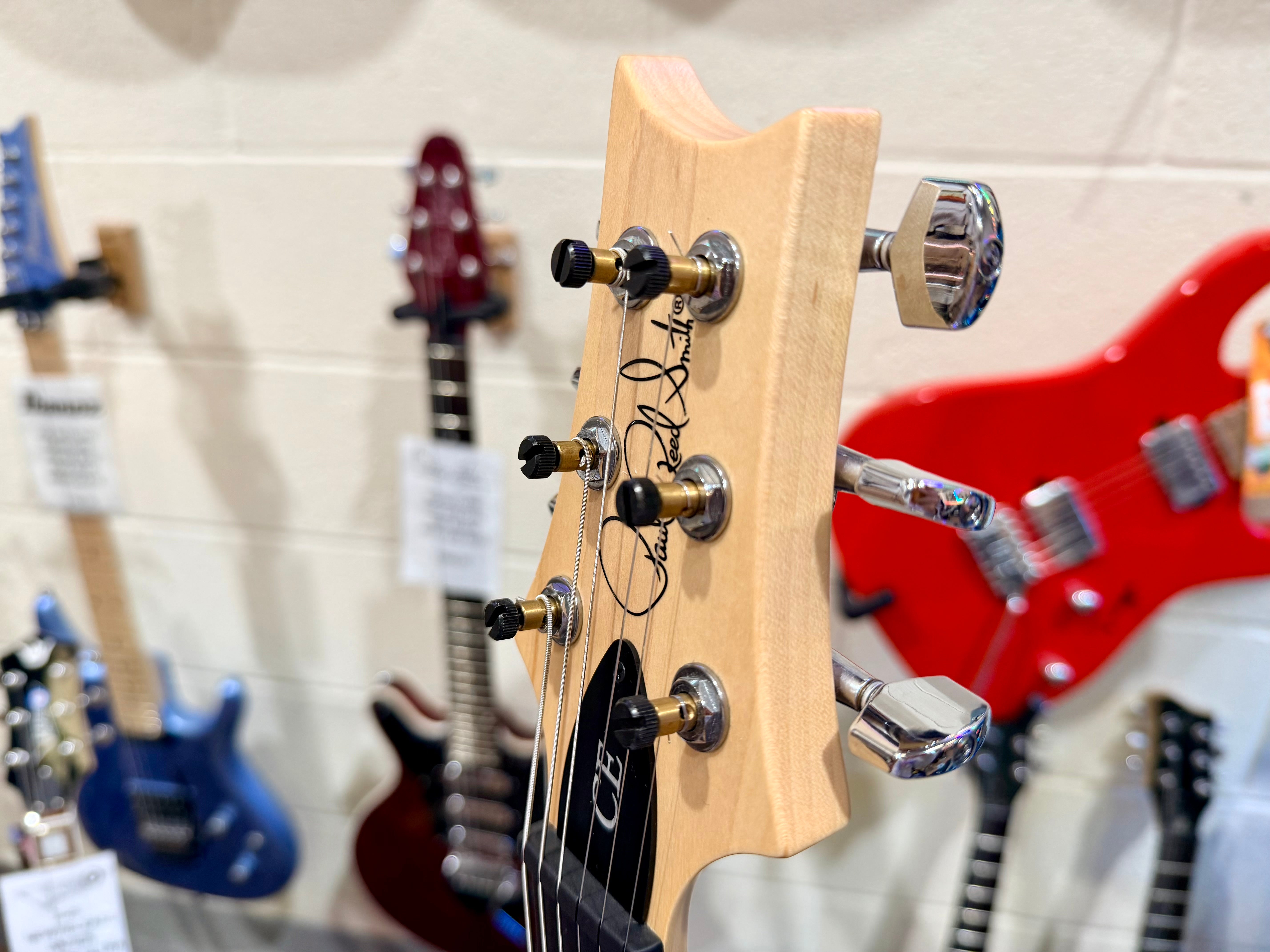 🔥RARE 2023🔥 PRS CE24 Satin Gold Top Limited Edition~ Natural Back~ USA~ Gig Bag