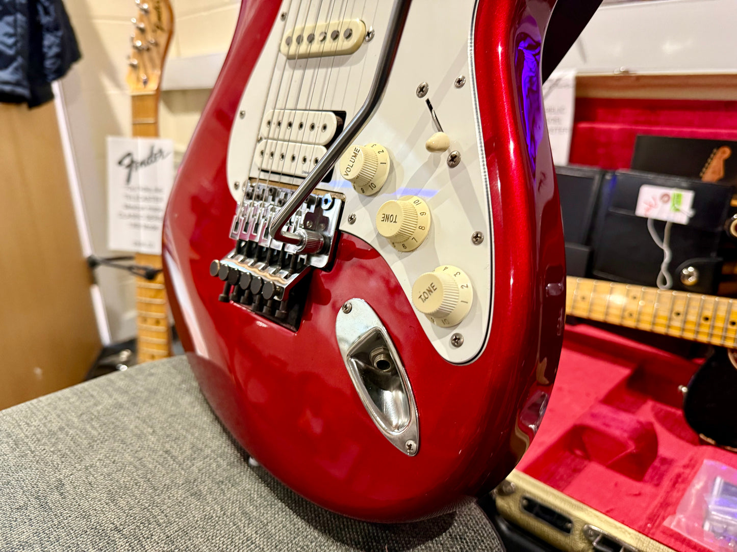 🔥1991 JAPAN🔥 Fender HRR 60’s Stratocaster~ Hot Rod Reissue~Floyd Rose~Dimarzio