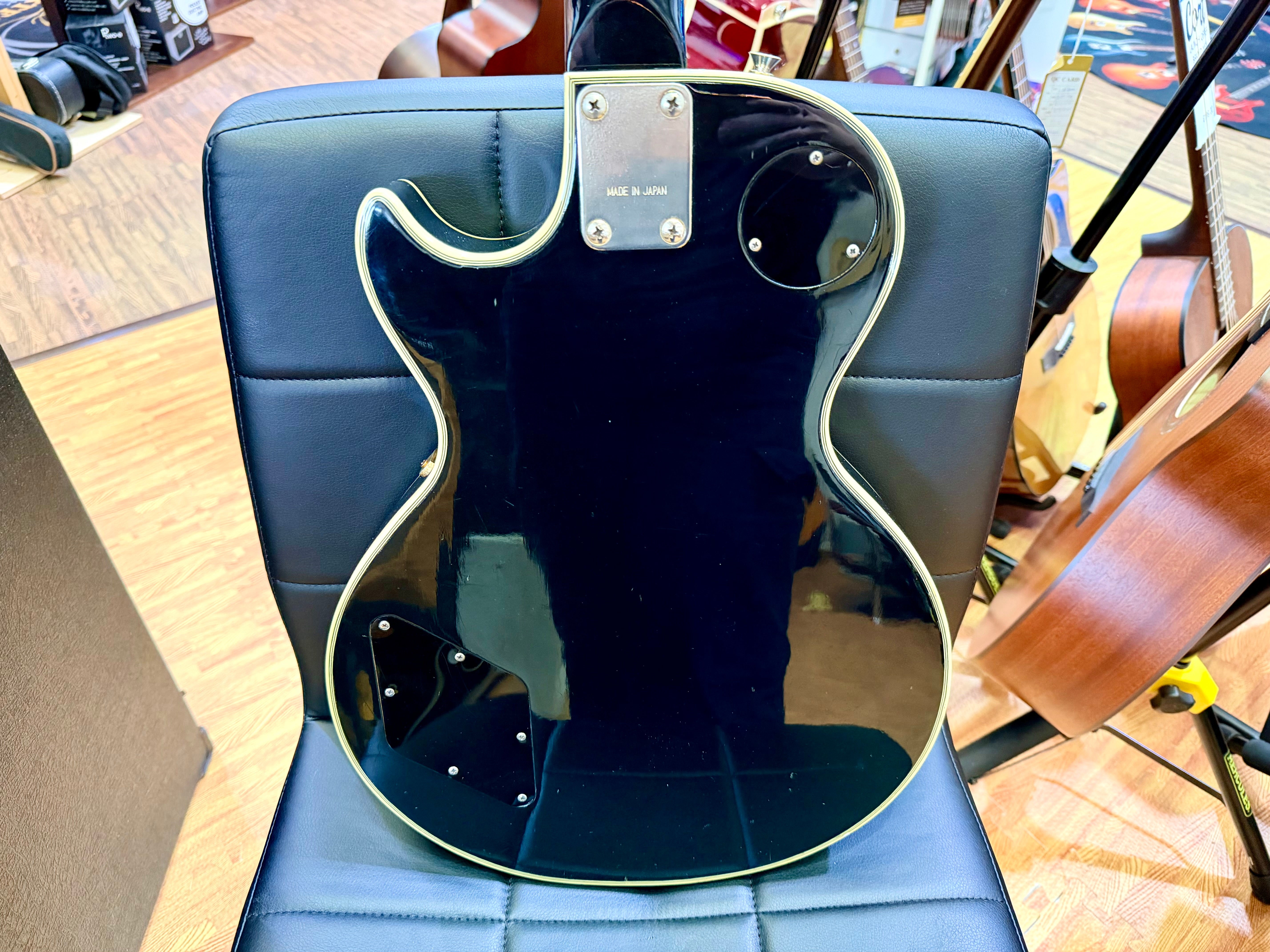🇯🇵 RARE 🇯🇵 1970s Antoria Les Paul Custom~ Black Beauty 3 Pickup MIJ Japan!