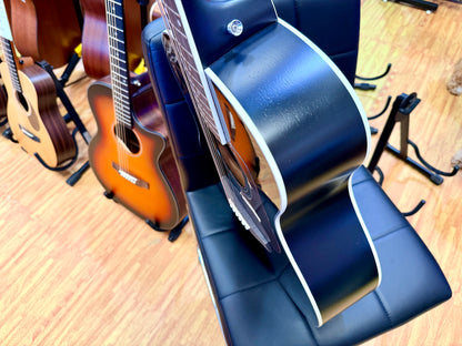 🌟NEW🌟 Vintage VE330 Electro Acoustic Guitar~ Gloss Black~ Solid Spruce Top!