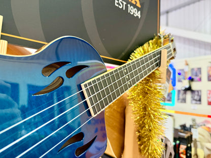 🔥NEW 2025🔥 Ortega Tourplayer Ukelele RTPX-U-FMA~Electric Uke~ Tenor Size + Bag