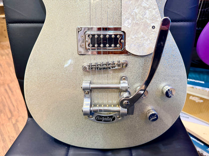 ✨2014✨ Gretsch G5439T Electromatic Pro Jet W/Bigsby~ Silver Sparkle Metallic!