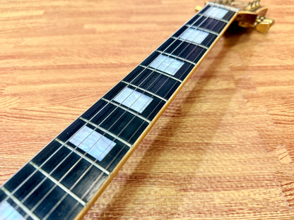 🔥1980’s MIJ🔥 Burny Les Paul Custom~ Cherry Sunburst~ Ebony~ Japan Import 🇯🇵