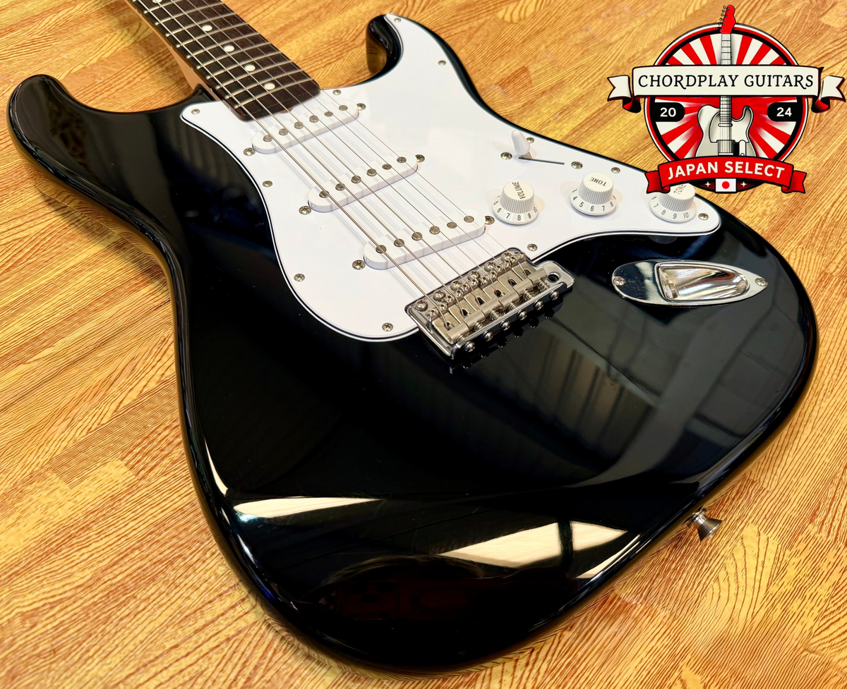 🇯🇵2004🇯🇵 Fender Japan ST-45 Stratocaster Black~ MIJ Rosewood Fingerboard!