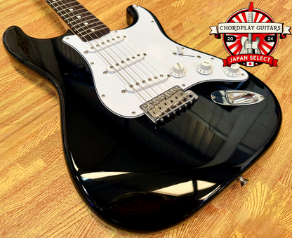 🇯🇵2004🇯🇵 Fender Japan ST-45 Stratocaster Black~ MIJ Rosewood Fingerboard!