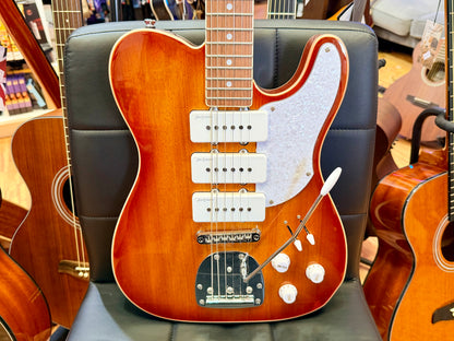 Vintage REVO Series Trio VRBT72HB~ Honeyburst~ Triple P90~ Last One DEAL