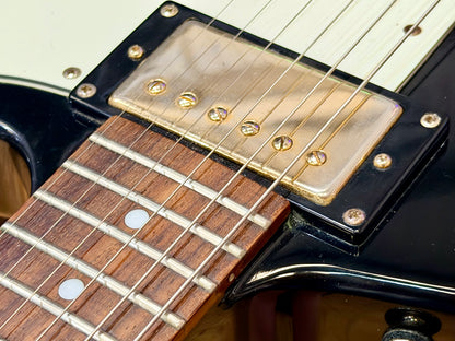 ⚡️2001⚡️ Epiphone ‘58 Explorer Black~ Korean Made 1958 ~ Gold Hardware~ Unsung MIK!