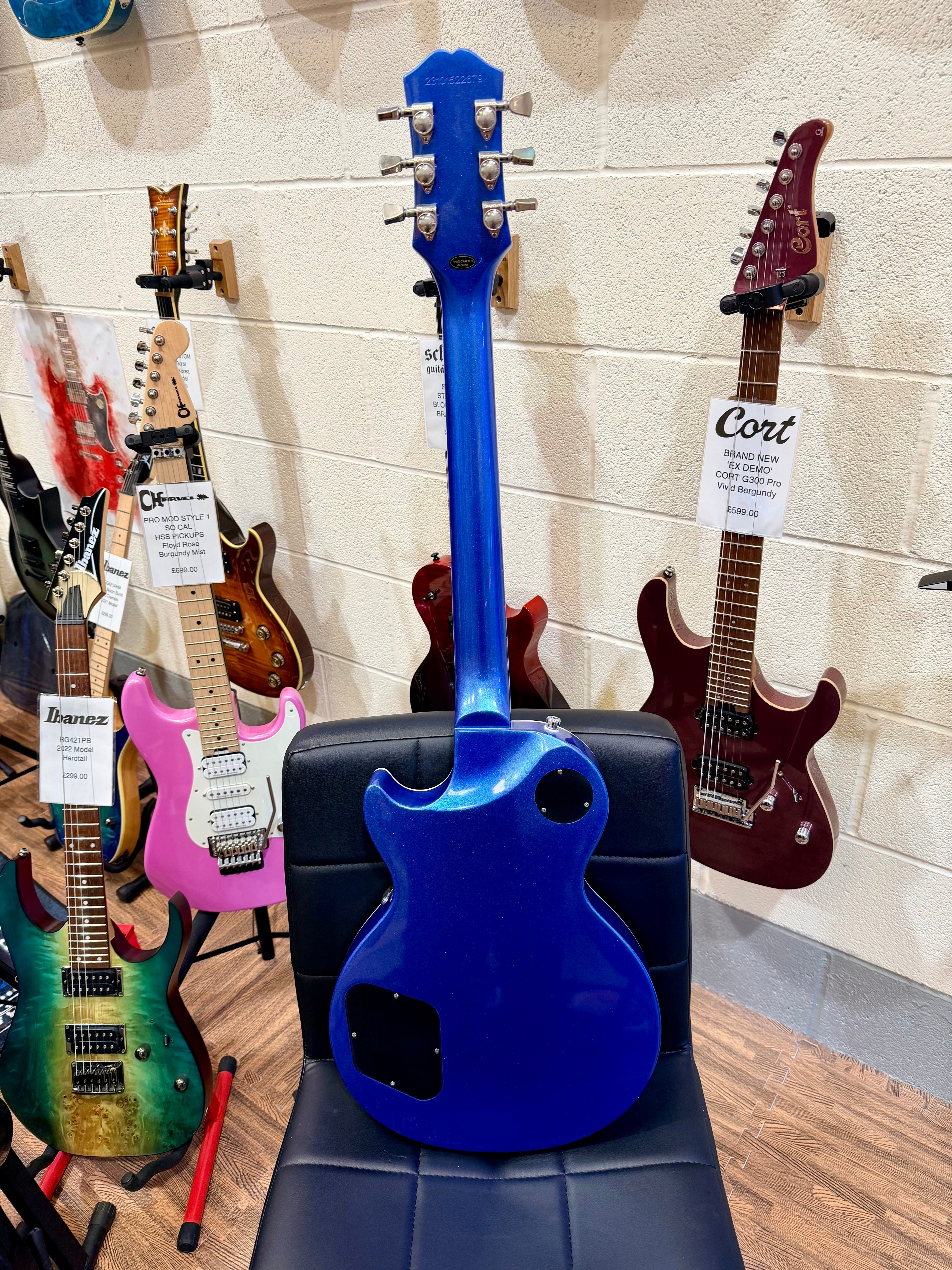 🔥2023🔥 Epiphone Les Paul Modern~ Radio Blue Metallic~ UK Exclusive Ltd Edition