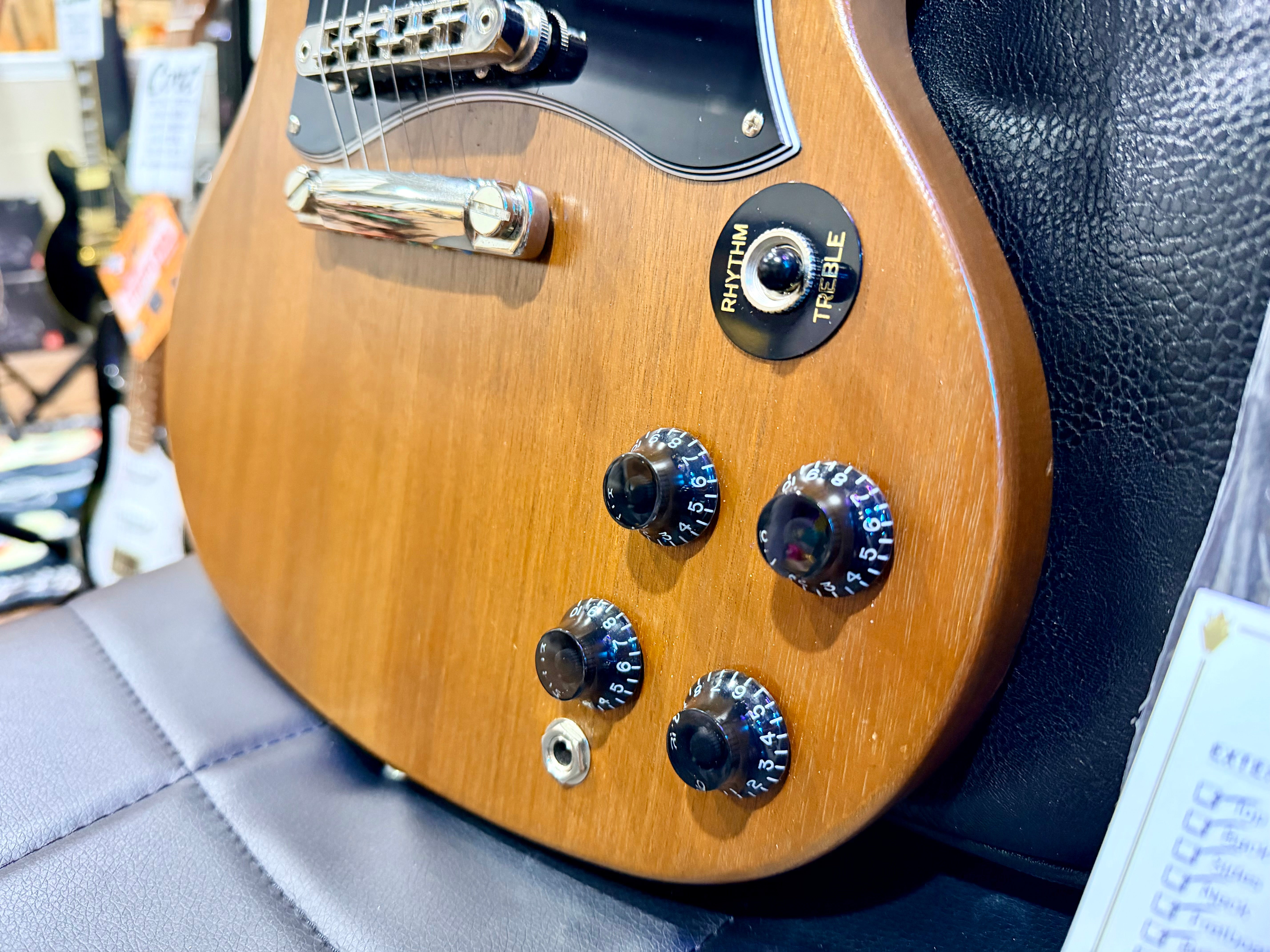 🌟2022🌟 Gibson SG Tribute~ Natural Walnut Finish~ Worn Satin~ Case + Candy!