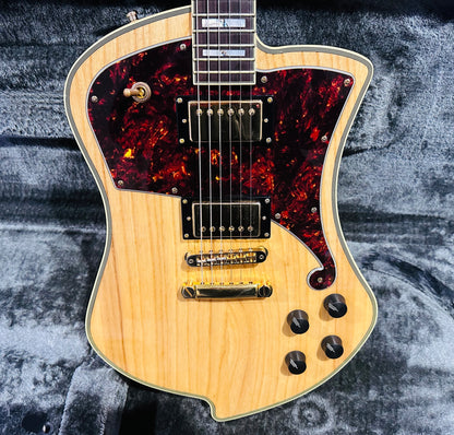 🌟MINT🌟 D'Angelico Ludlow Deluxe~ Swamp Ash Natural~2018~ Hard Case~MUST SEE 🌟