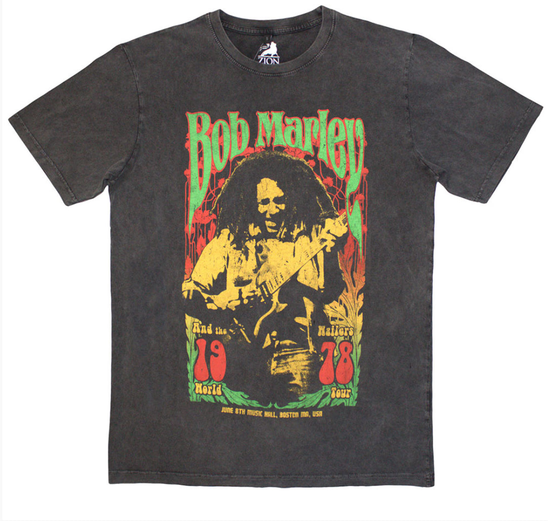 🌟LIMITED EDITION🌟 Bob Marley Unisex Stone Wash T-Shirt 1978~ Men’s & Women’s!