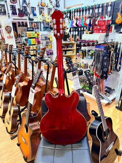 ✨2023✨ Epiphone Riviera Semi-Hollow Sparkling Burgundy~ Frequensator~ Hard Case