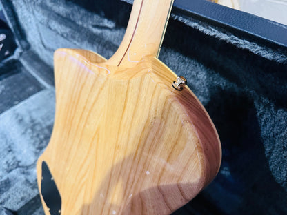 🌟MINT🌟 D'Angelico Ludlow Deluxe~ Swamp Ash Natural~2018~ Hard Case~MUST SEE 🌟