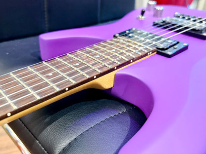 🔥NEW🔥 Schecter C-6 Deluxe~ Purple satin~ Diamond Pickups~ Electric Guitar!