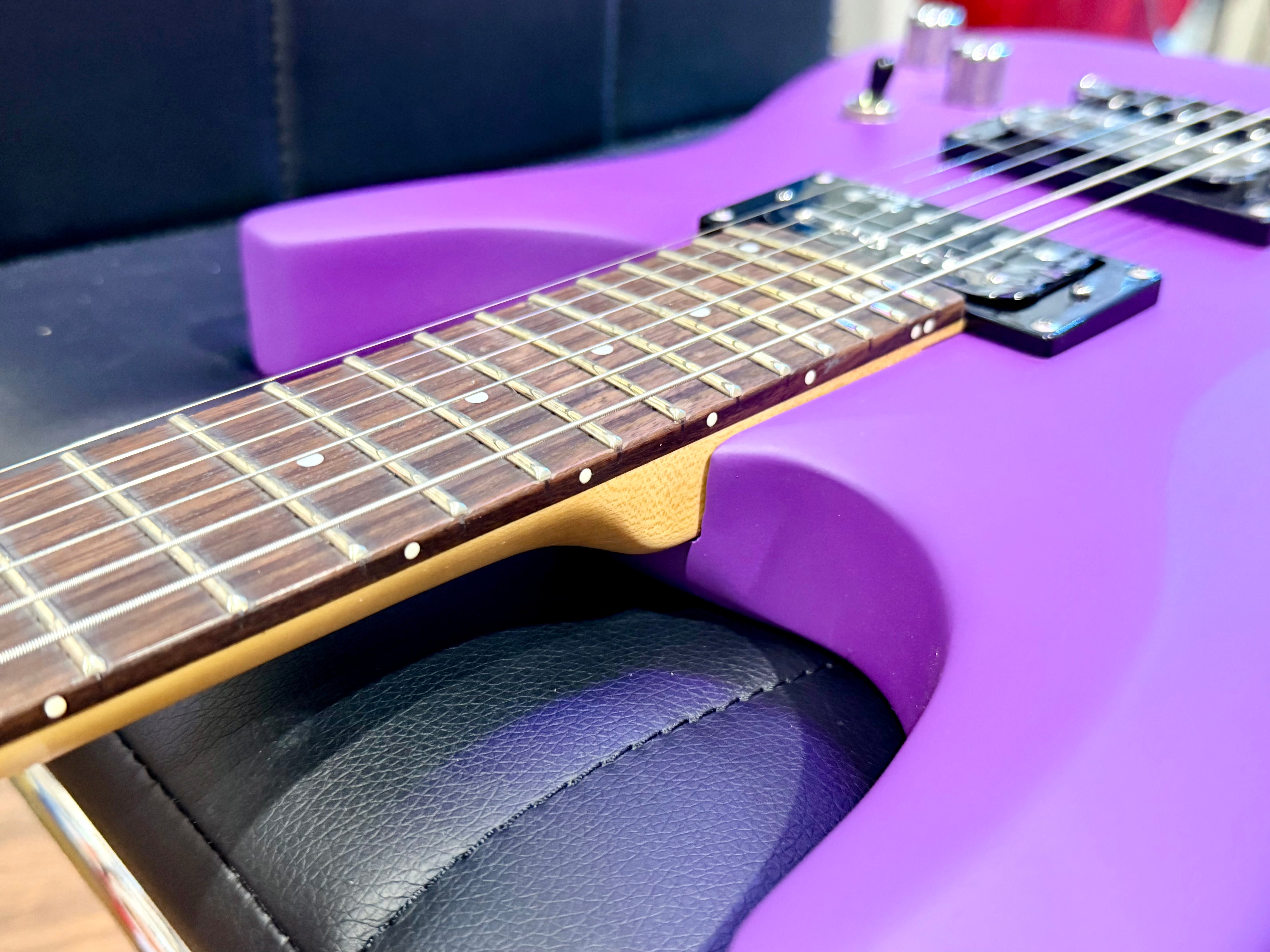🔥NEW🔥 Schecter C-6 Deluxe~ Purple satin~ Diamond Pickups~ Electric Guitar!
