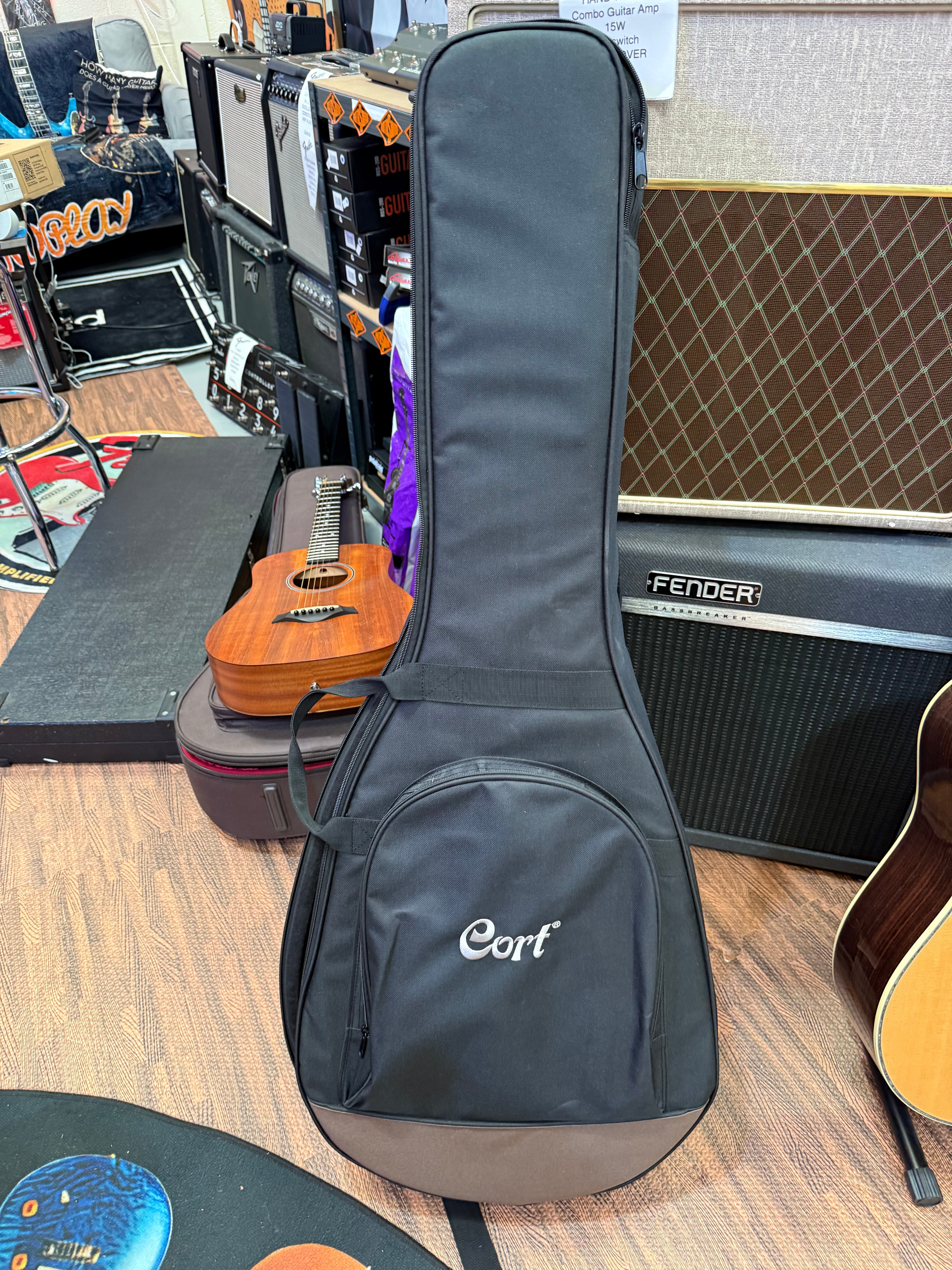 🌟NEW 2025 🌟 Cort Gold A6 Nat Electro Acoustic~ Natural~ Ebony Board~ Gig Bag!