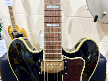 🌟MINT 2021🌟 Epiphone Sheraton II Pro Hollowbody~ Ebony Black + Hard Case!