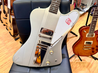 ✨2024✨ Epiphone Inspired By Gibson Custom 1963 Firebird I Silver Mist~ Maestro