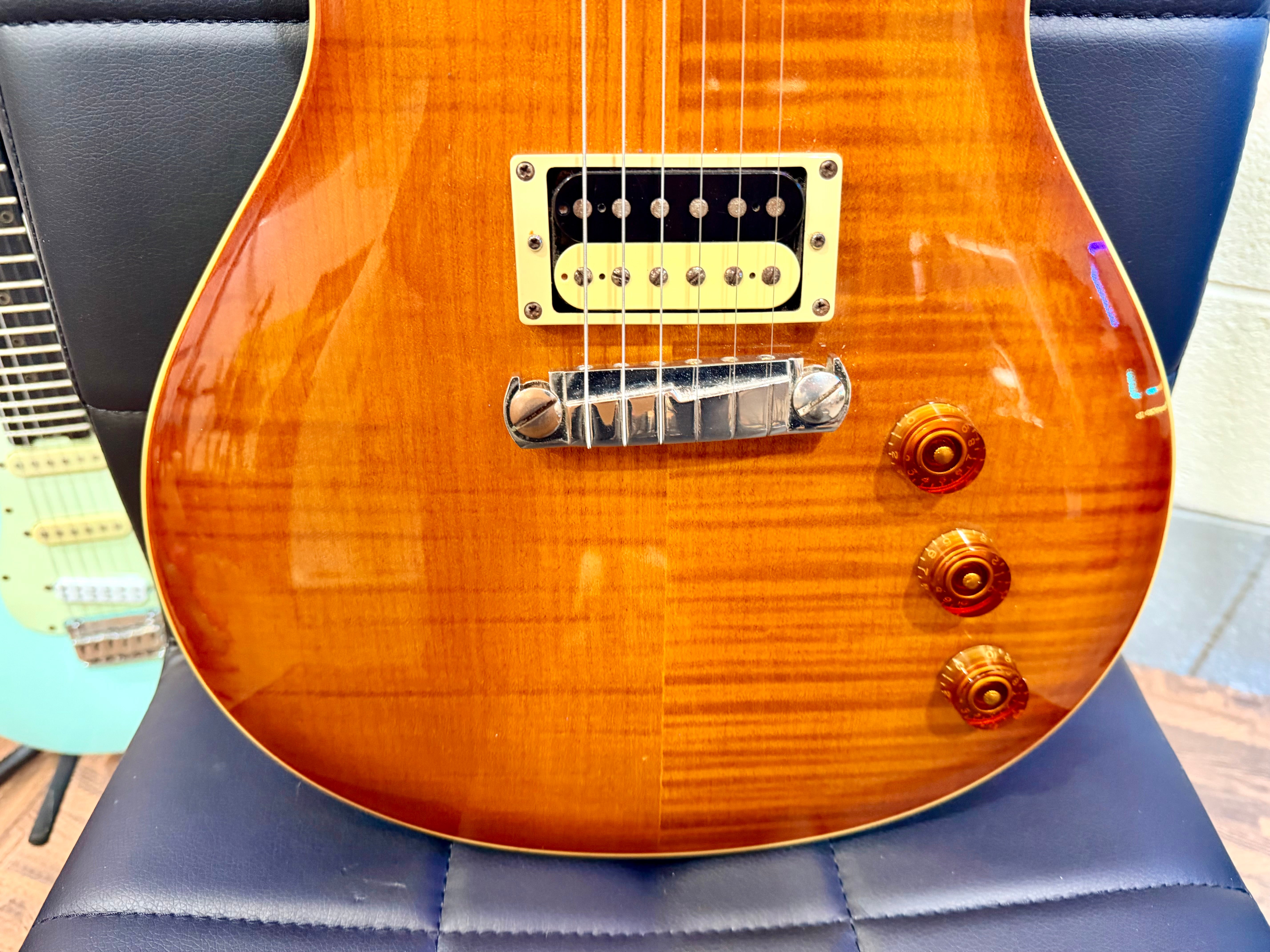 ☀️2013☀️ PRS SE Bernie Marsden Signature Singlecut~ Vintage Sunburst~ Korea~ Bag