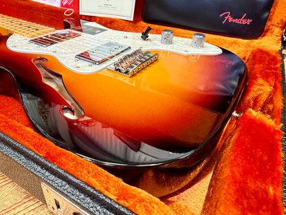 ✨2025✨ Fender American Vintage II 1972 Telecaster Thinline~ 3-Colour Sunburst!