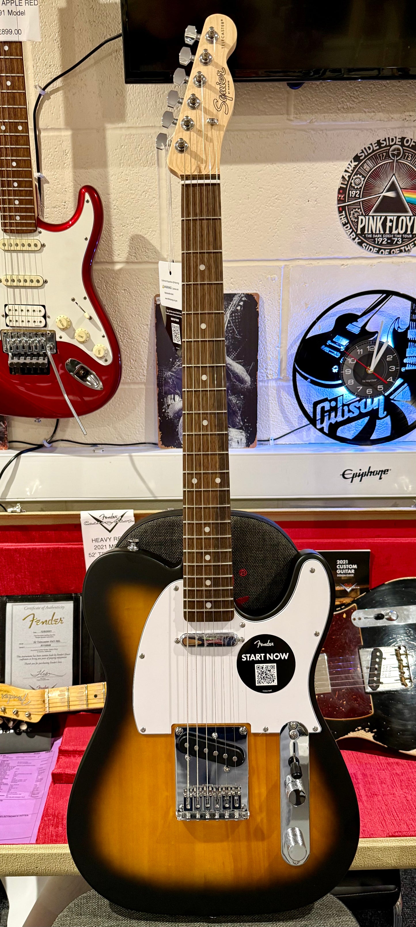 🌟NEW MODEL🌟 Fender Squier Telecaster Debut Collection Satin 2 Solour Sunburst!