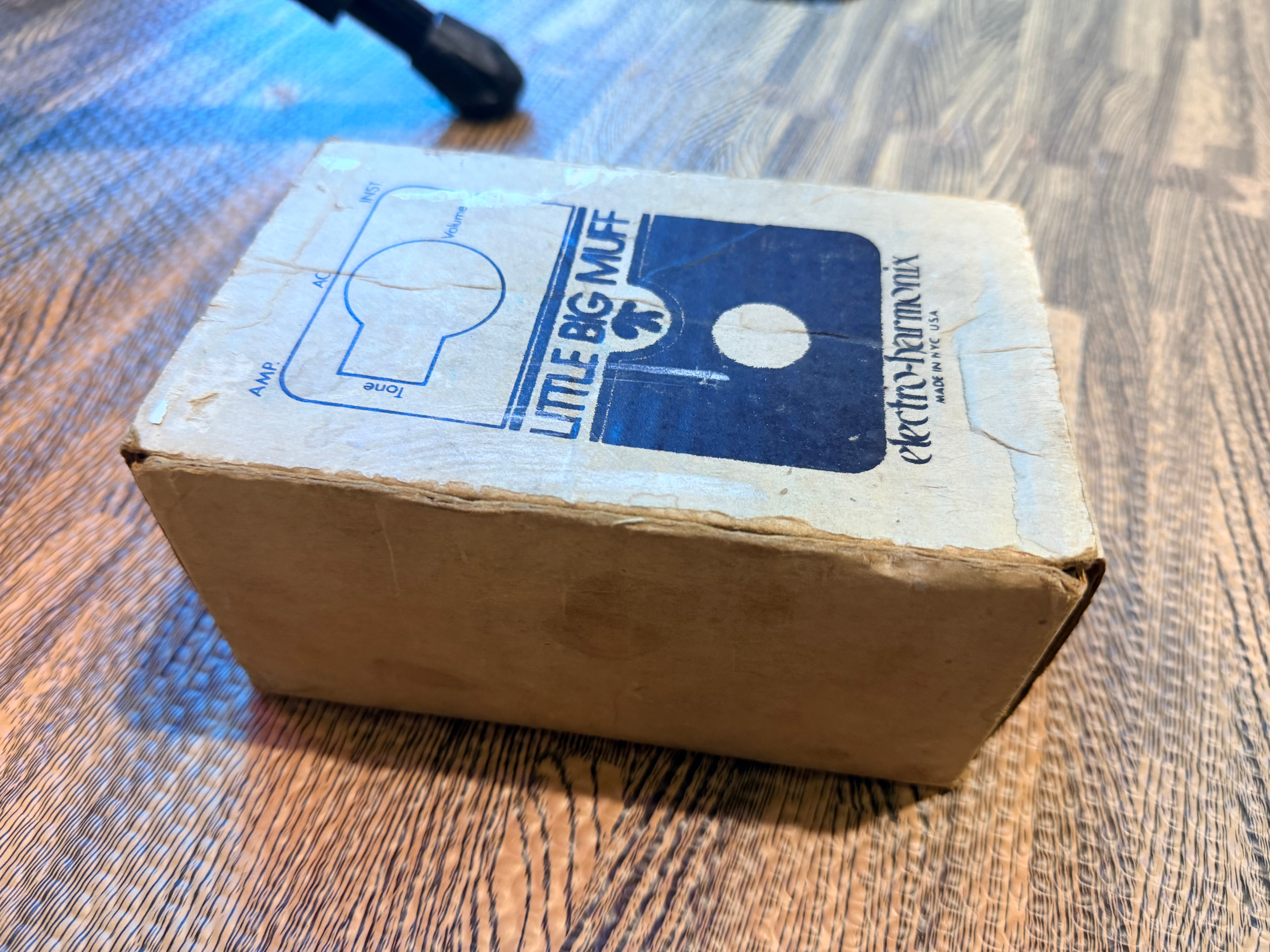 🎸 1970/1980 Boxed~Vintage Electro-Harmonix Little Big Muff Guitar Fuzz Pedal 🎸