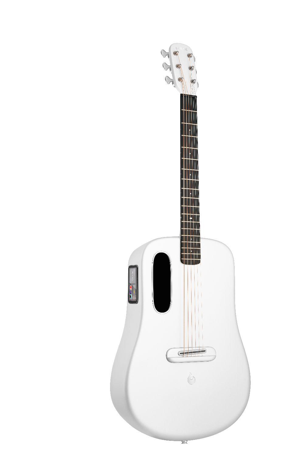 🔥 LAVA Music ME 4 36” Smart Carbon Electro Acoustic Guitar~ White~ FREE Cable 🔥