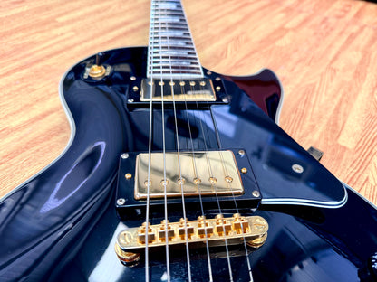 ✨2003✨ Epiphone Les Paul Custom~ Ebony~ Unsung Korea~ Black & Gold~ Cherished!