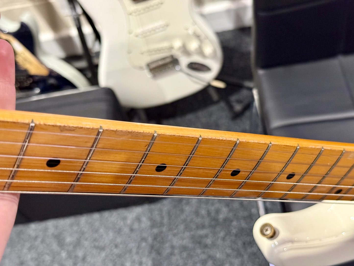 🌟 1983 JAPANESE VINTAGE 🌟Fender Squier JV Stratocaster~ 57 Spec~ Vintage White