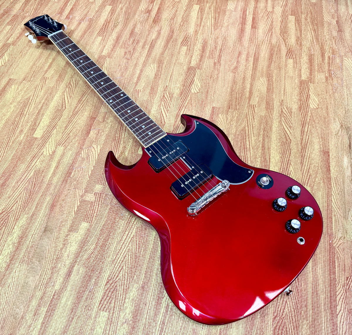 ✨2025✨ Epiphone SG Special P-90 Sparkling Burgundy + Hard Case~ MINT Condition