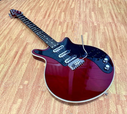 ⚡️2003⚡️ Burns London Brian May Signature Red Special~ Cherry Red Korean Made!