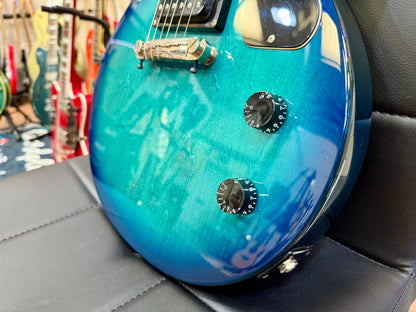 🌟RARE 2010🌟 Epiphone Les Paul Junior Ltd Edition Custom Shop~ Translucent Blue