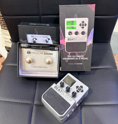 🎸 Singular Sound Beat Buddy Drum Pedal + Dual Foot Switch~ Drum Machine 🎸