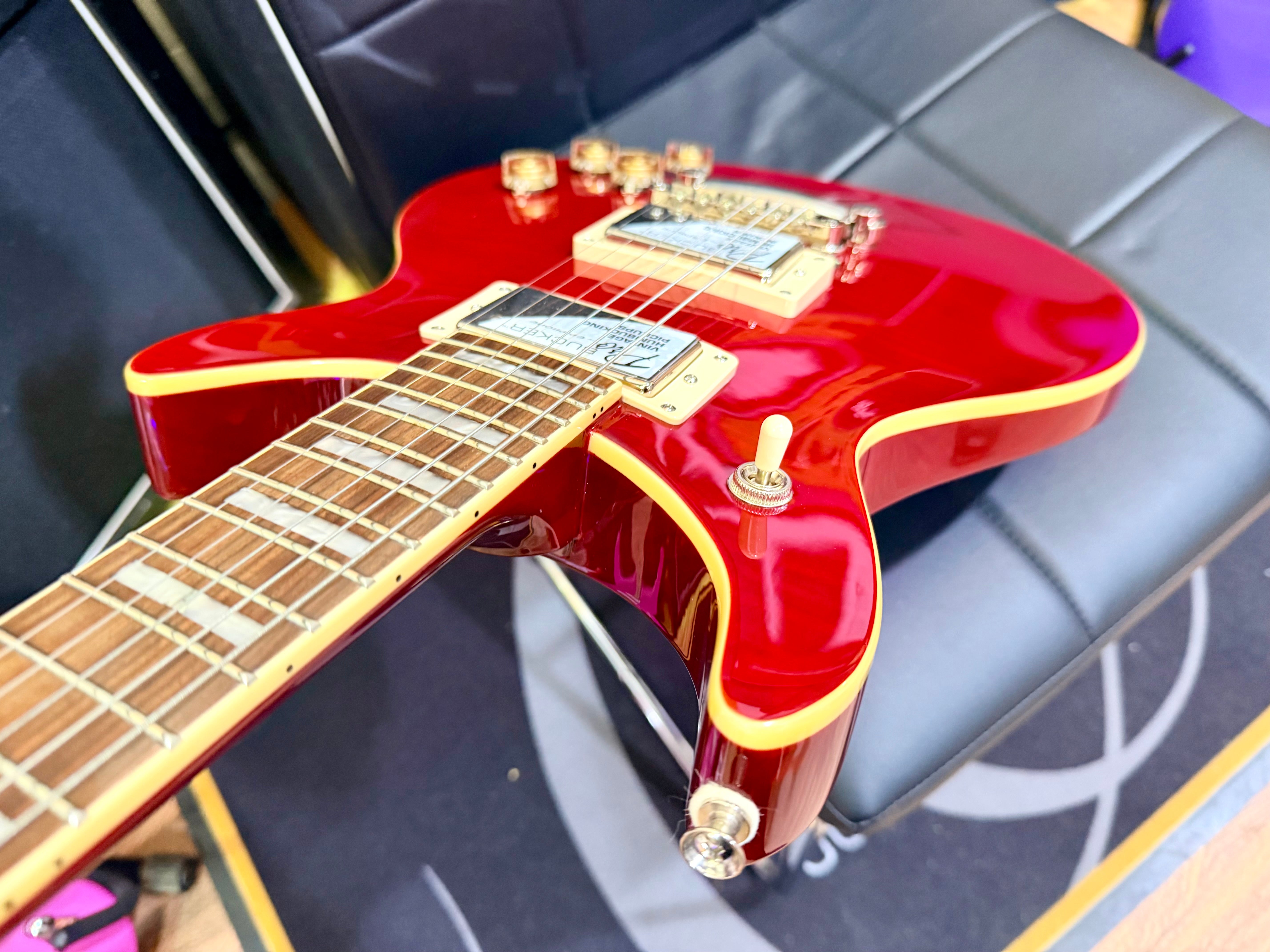 🍒2019🍒 Epiphone DC PRO Black Cherry Electric Guitar~ Ex-Demo~ Mint!