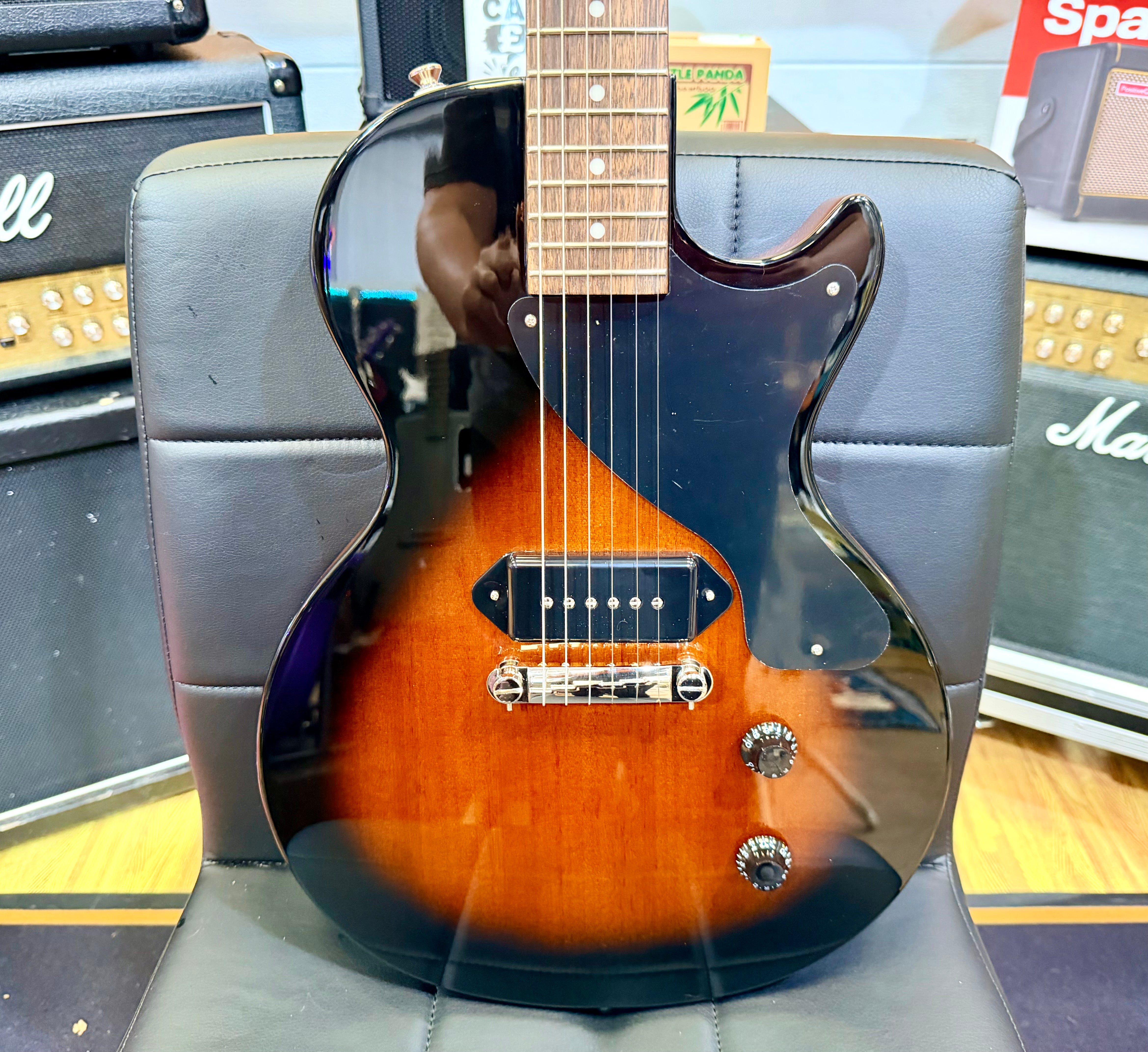 🔥EX-DEMO🔥 2025 Epiphone Les Paul Junior P90 Electric Guitar~ Tobacco Burst!