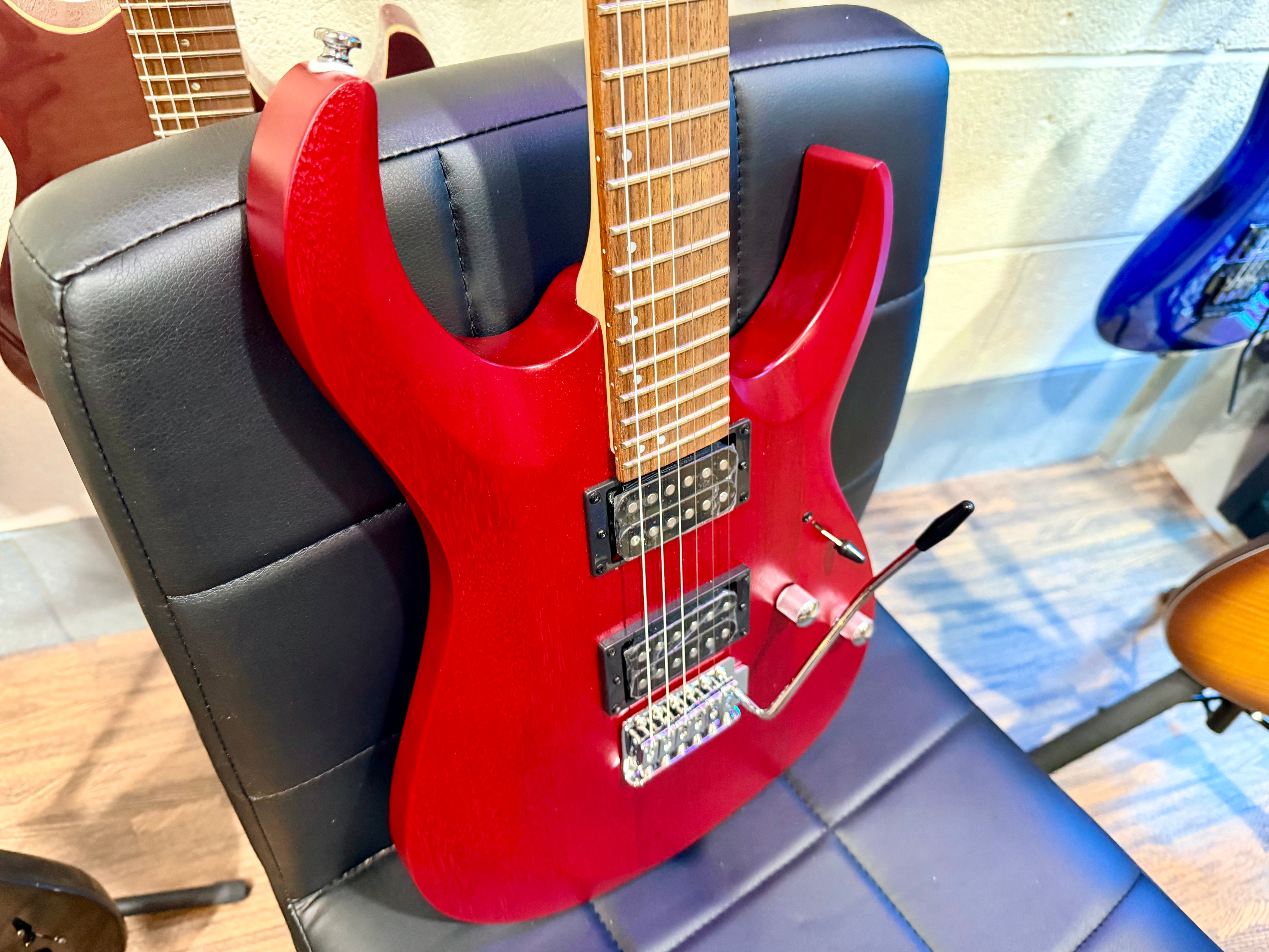 🎸NEW🎸 Cort X100 Electric Guitar~ Open Pore Black/Red Cherry~ 2025 Model!