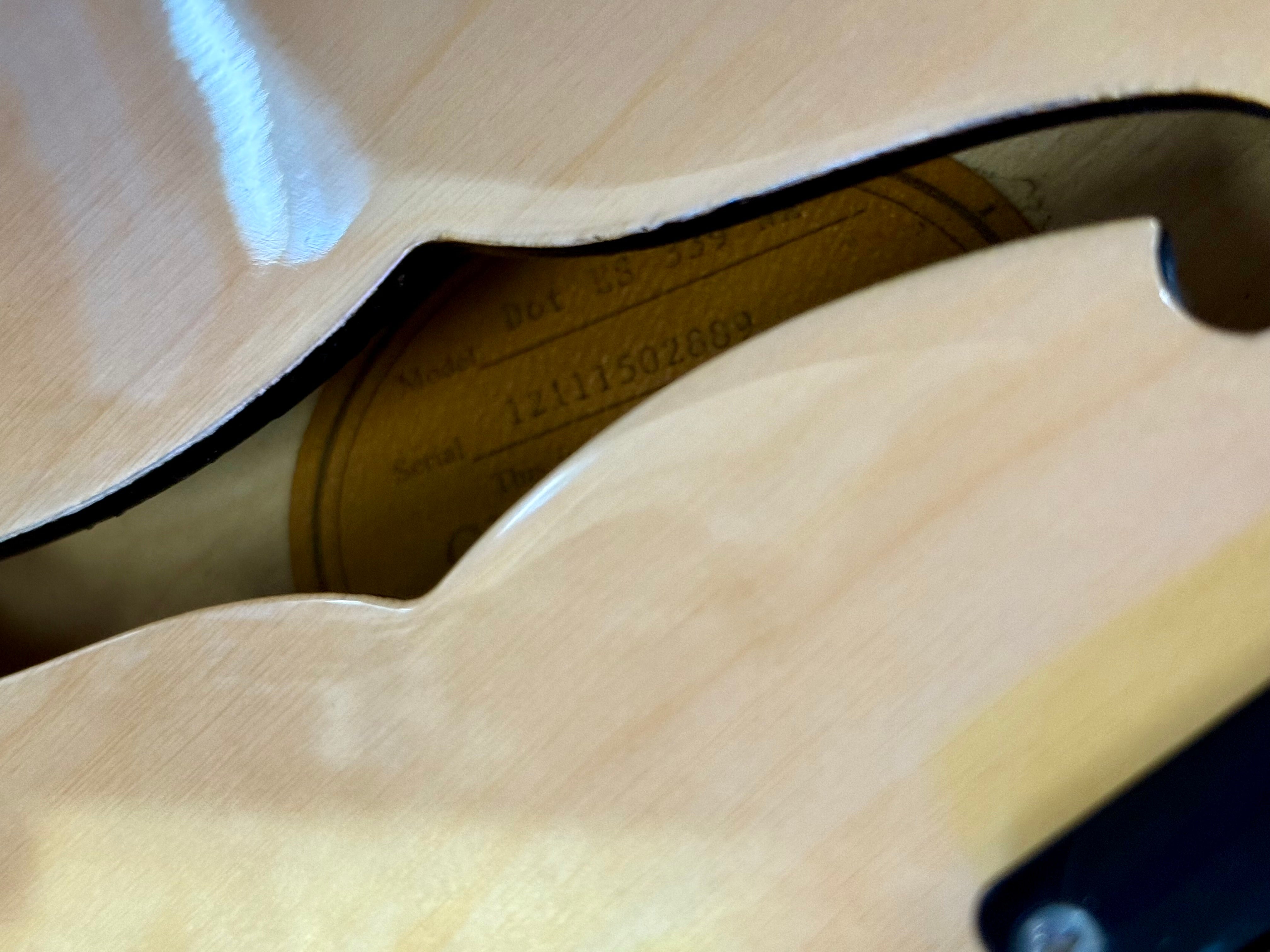 🌟2012🌟 Epiphone ES-339 Hollowbody~ Natural Gloss~ Electric Guitar!