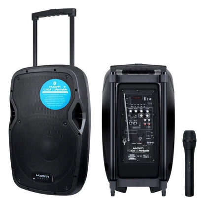🔈NEW 🔈 Kam RZ10AP V3 Rechargeable Portable PA System~ DJ Speaker~Mic Bluetooth