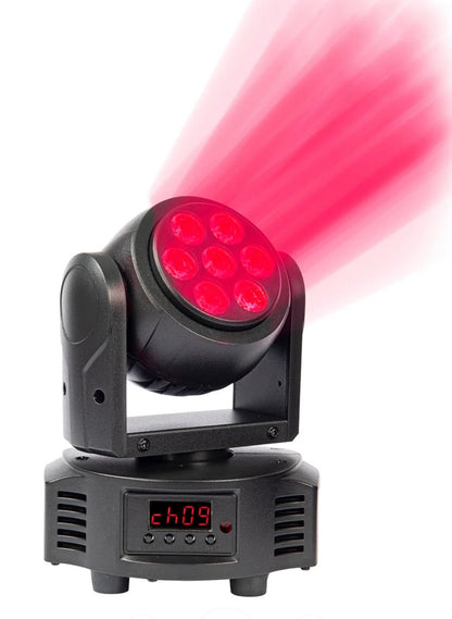 ⚡️NEW⚡️ KAM KML414 Moving Head Light 7 RGBW DMX Sound-Active Auto Disco DJ Stage